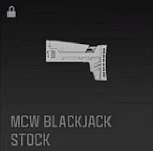 How to Unlock MCW Blackjack Attachment .